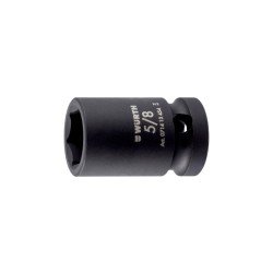1/2"-Kraftsteckschlüssel kurz, Zoll 1/2"-Impact socket wrench short, inch 5/8"