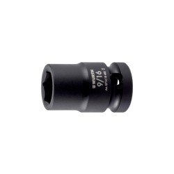 1/2"-Kraftsteckschlüssel kurz, Zoll 1/2"-Impact socket wrench short, inch 9/16"