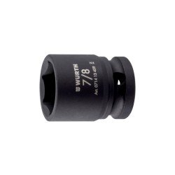 1/2"-Kraftsteckschlüssel kurz, Zoll 1/2"-Impact socket wrench short, inch 7/8"