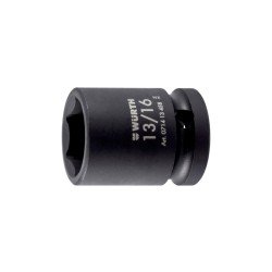 1/2"-Kraftsteckschlüssel kurz, Zoll 1/2"-Impact socket wrench short, inch 13/16"