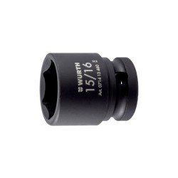 1/2"-Kraftsteckschlüssel kurz, Zoll 1/2"-Impact socket wrench short, inch 15/16"