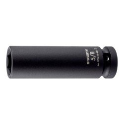 1/2 Zoll Kraft-Steckschlüssel Zoll 6-kant lang 5/8"