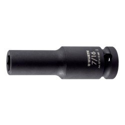 1/2 Zoll Kraft-Steckschlüssel Zoll 6-kant lang 7/16"