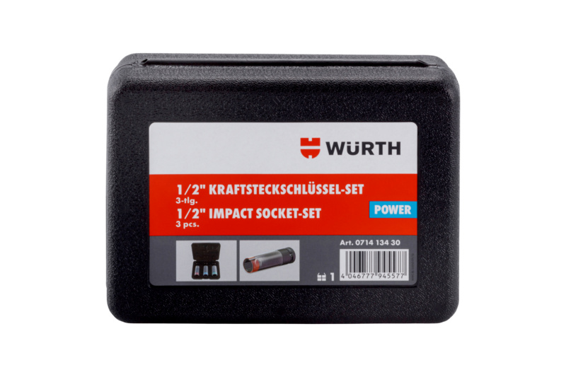 1/2 Zoll Kraftsteckschlüsseleinsatz Power Satz 3-teilig