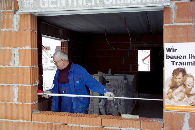 Teleskopmaßstab für das Handwerk