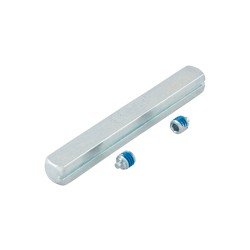 Vierkantstift 9 mm mit Längsnut STI-M-L-NUT-ST-(ZN)-9X115MM