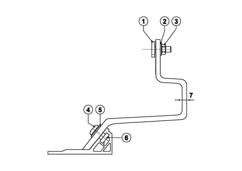 Dachhaken 110 Aluminium (EN-AW-6082 T6)