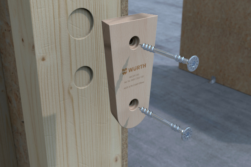 WOOD CONNECTOR WC-DT HOVERB-(WC-DT)-150X68X25