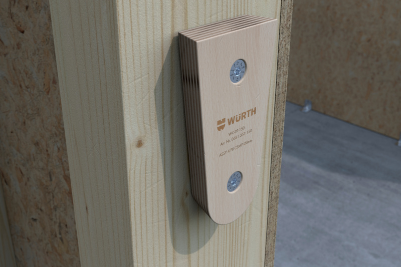 WOOD CONNECTOR WC-DT HOVERB-(WC-DT)-150X68X25