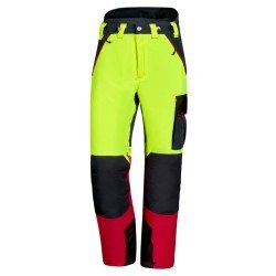 WÜRTH MODYF Stretch Schnittschutz Bundhose BUHO SHNTSHTZ FORST GELB/ROT 50/52