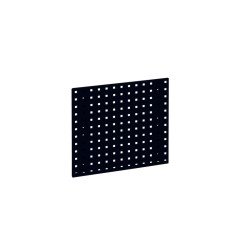 Grundplatte Quadratlochplattensystem GRNDPL-RAL9011-GRAPHITSCHWARZ-457X495MM