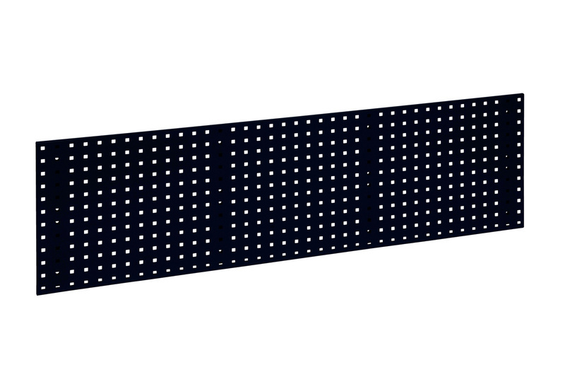 Grundplatte Quadratlochplattensystem GRNDPL-RAL9011-GRAPHITSCHWARZ-457X1486MM
