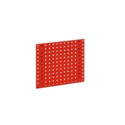 Grundplatte Quadratlochplattensystem GRNDPL-RAL3020-VERKEHRSROT-457X495MM