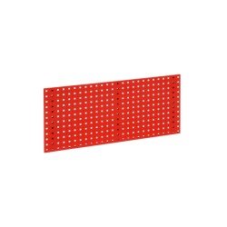 Grundplatte Quadratlochplattensystem GRNDPL-RAL3020-VERKEHRSROT-457X991MM