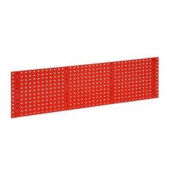 Grundplatte Quadratlochplattensystem GRNDPL-RAL3020-VERKEHRSROT-457X1486MM