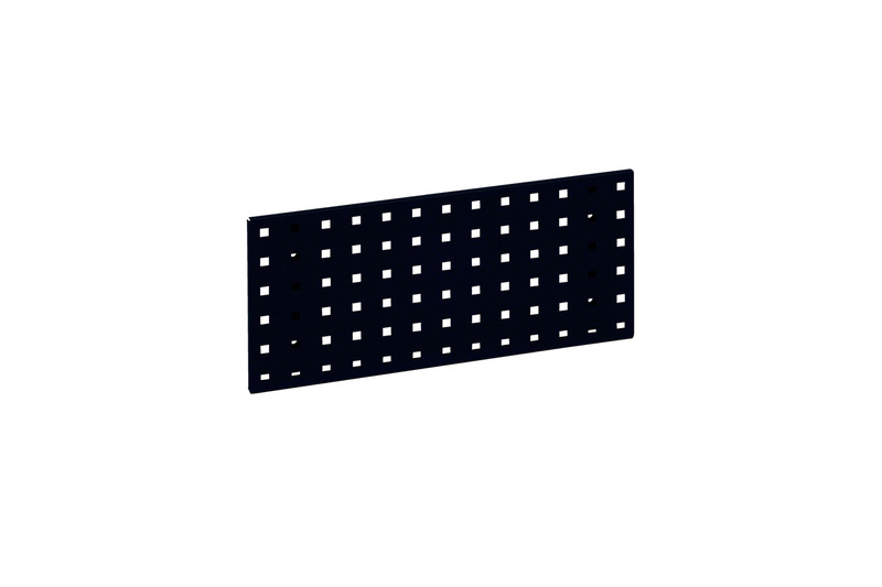 Grundplatte Quadratlochplattensystem GRNDPL-RAL9011-GRAPHITSCHWARZ-228X495MM