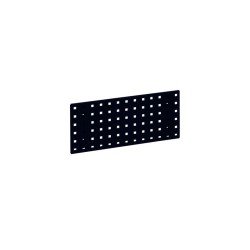 Grundplatte Quadratlochplattensystem GRNDPL-RAL9011-GRAPHITSCHWARZ-228X495MM