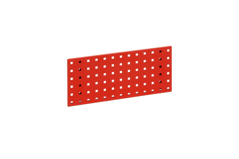 Grundplatte Quadratlochplattensystem GRNDPL-RAL3020-VERKEHRSROT-228X495MM