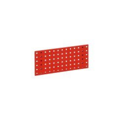 Grundplatte Quadratlochplattensystem GRNDPL-RAL3020-VERKEHRSROT-228X495MM