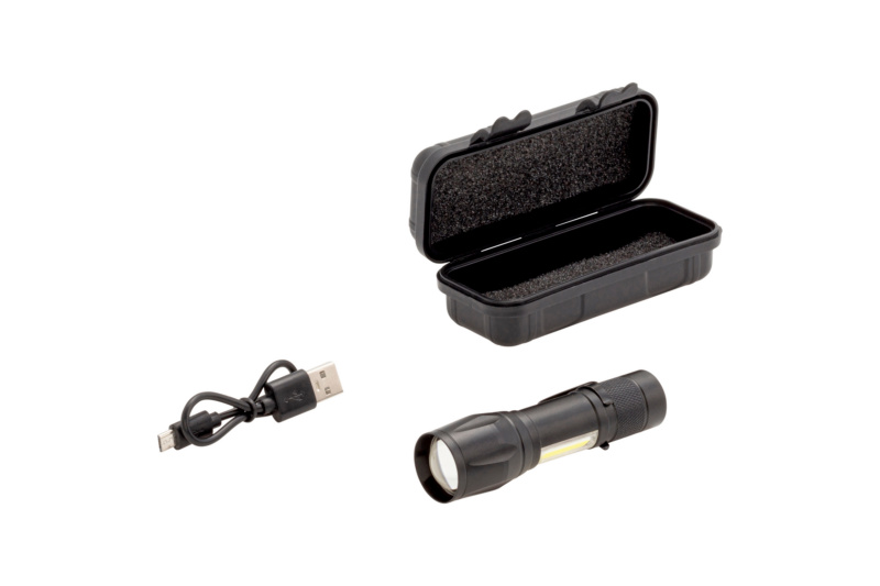 LED-Taschenlampe mit Box unbedruckt TLA-LED-M.BOX-NEUTRAL