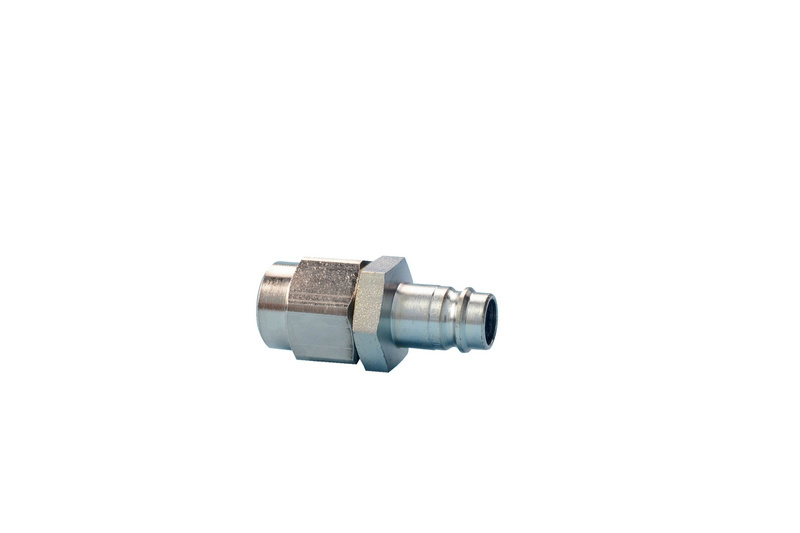 Stecknippel Serie 4000 mit Komfortanschluss für PU-Druckluftschläuche