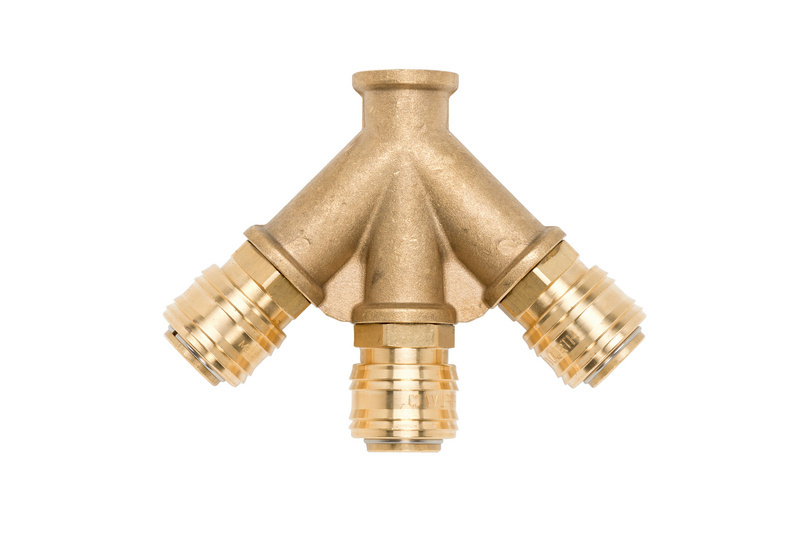 Dreifachverteiler R 3/8"