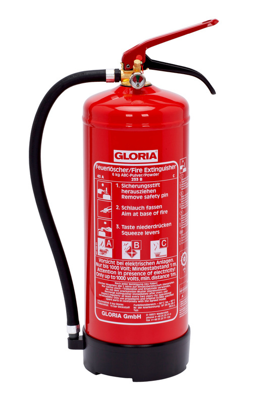 Feuerlöscher 6 kg FEURLOESH-EN3-FLUORFREI-6KG