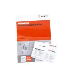 Montageset für Brandschutzzement MG III