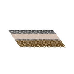 Halbkopf-Streifennagel 34° mit ringförmigem Schaft 3,1 x 82 mm Stahl blank