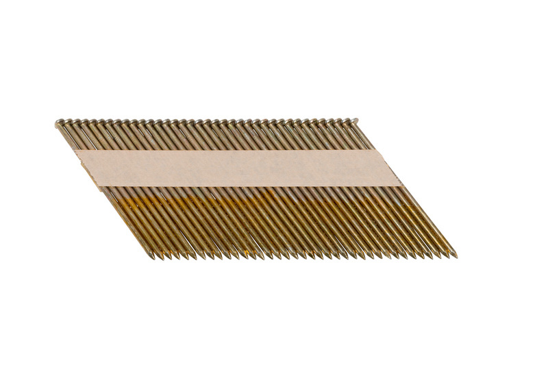 Halbkopf-Streifennagel 34° mit glattem Schaft 2,9 x 63 mm