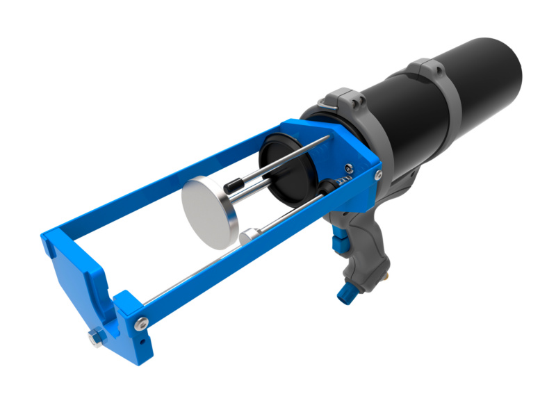 Pneumatische 2-K Auspresspistole WIT 825 ml