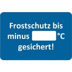 Kundendienst-Aufkleber KDEDIENSTKLEB-FROSTSCHUTZ-250STK