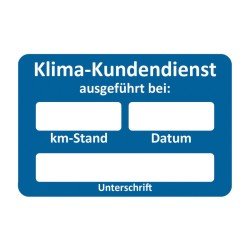 Kundendienst-Aufkleber KDEDIENSTKLEB-KLIMA-KUNDENDIENST-250STK