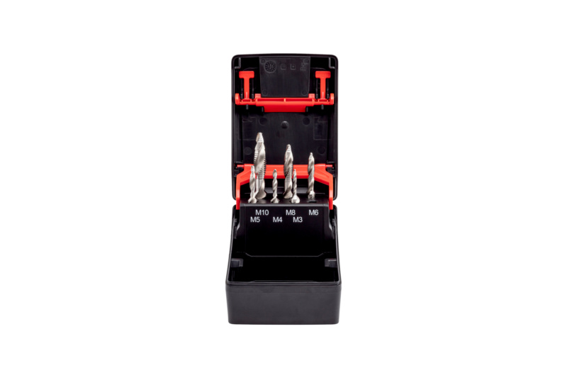 Kombi-Gewindebohrer Sortiment M3 - M10 Bit HSS SMART STEP 6-teilig