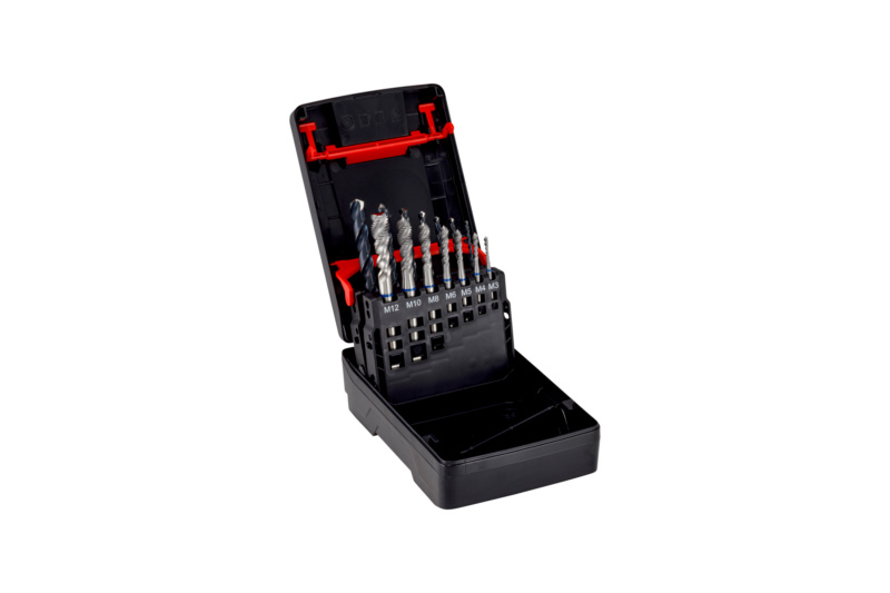 Maschinengewindebohrer Sortiment Stahl VaryTap Grundloch M3-M12 14-tlg.