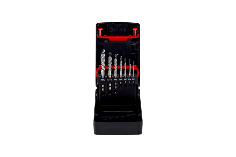 Maschinengewindebohrer Sortiment Stahl VaryTap Grundloch M3-M12 14-tlg.