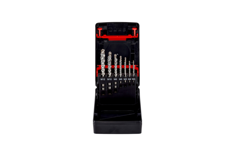 Maschinengewindebohrer Sortiment Edelstahl VaryTap Grundloch M3-M12 14-tlg.