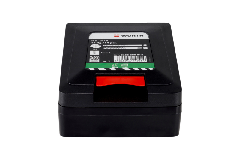 Maschinengewindebohrer Sortiment Edelstahl VaryTap Grundloch M3-M12 14-tlg.