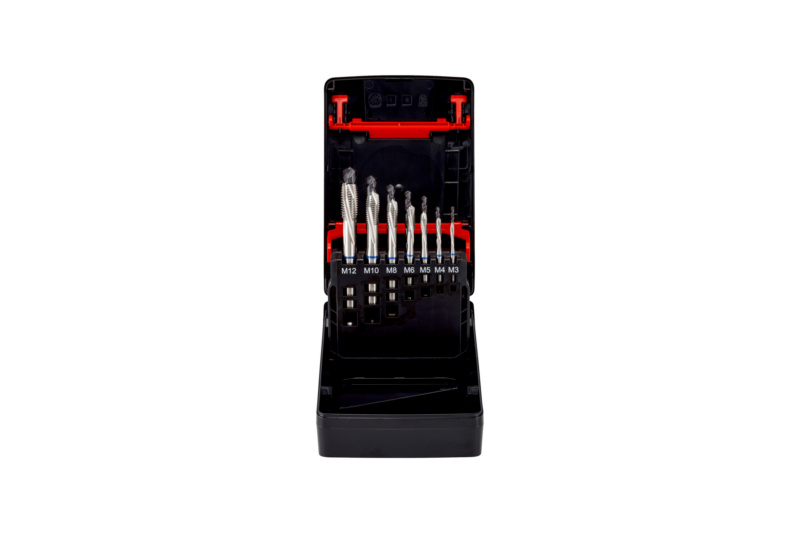 Maschinengewindebohrer Sortiment Stahl NeoTap Durchgangsloch M3-M12 14-tlg.