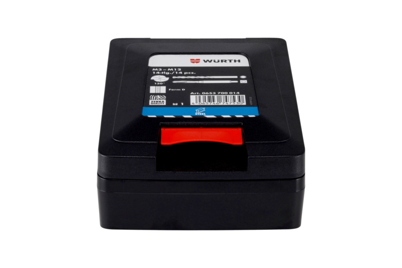Maschinengewindebohrer Sortiment Stahl NeoTap Durchgangsloch M3-M12 14-tlg.