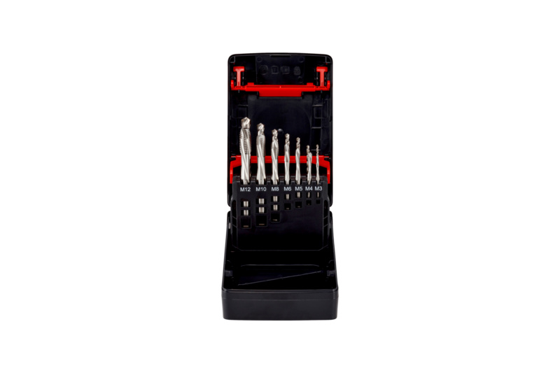 Maschinengewindebohrer Sortiment Edelstahl NeoTap Durchgangsloch M3-M12 14-tlg.