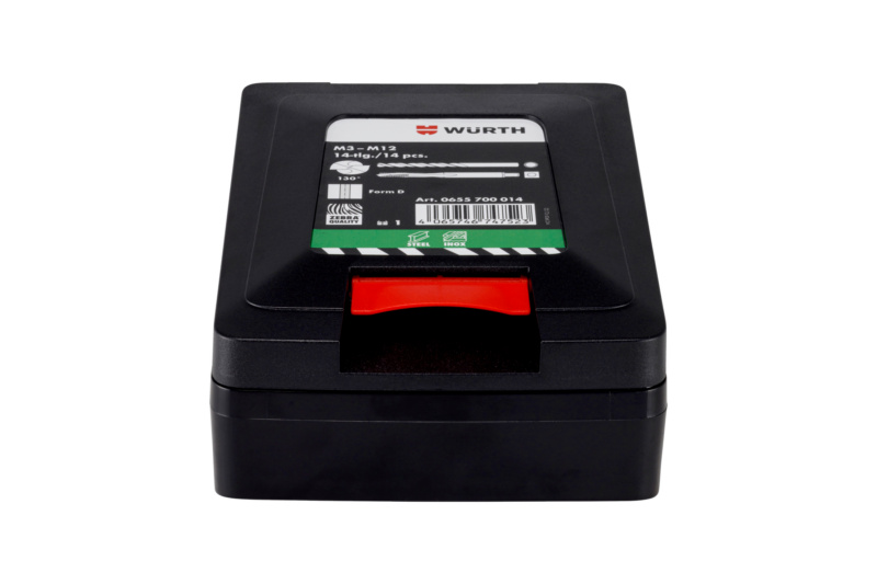 Maschinengewindebohrer Sortiment Edelstahl NeoTap Durchgangsloch M3-M12 14-tlg.