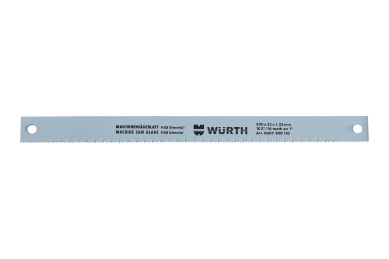 Maschinensägeblatt HSS Bimetall 300x25x1,25 für Bügelsägemaschinen