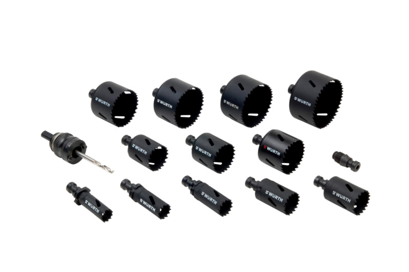 Zylindersägen-Sortiment HSS-Bimetall 26-tlg. Sysko SAE-ZYL-SYSKO-HSS-SP-(19-76MM