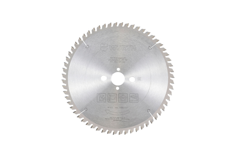 Spezialkreissägeblatt 250/80N/30 für Nichteisen-Metalle