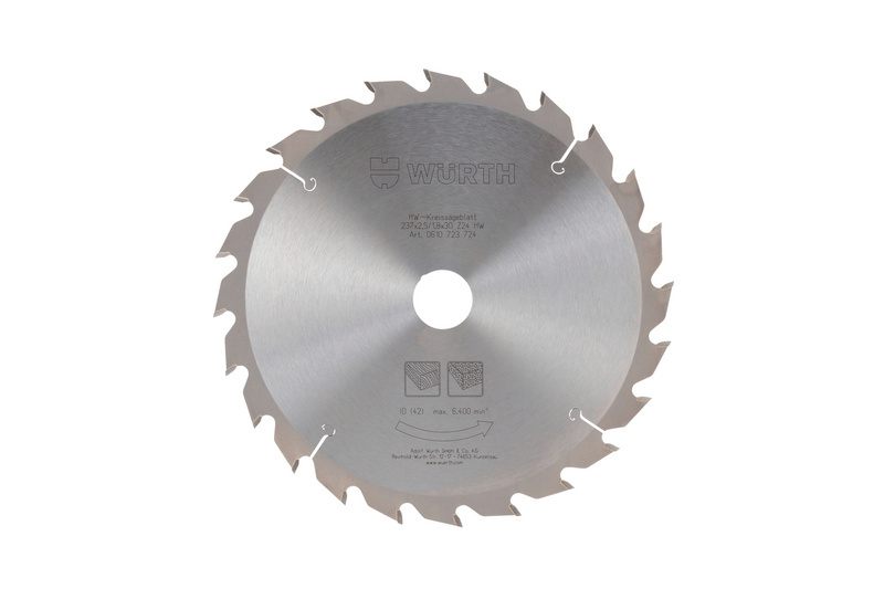 Handkreissägeblatt 237 x 2,5/1,8 x 30 für Akku-Maschinen
