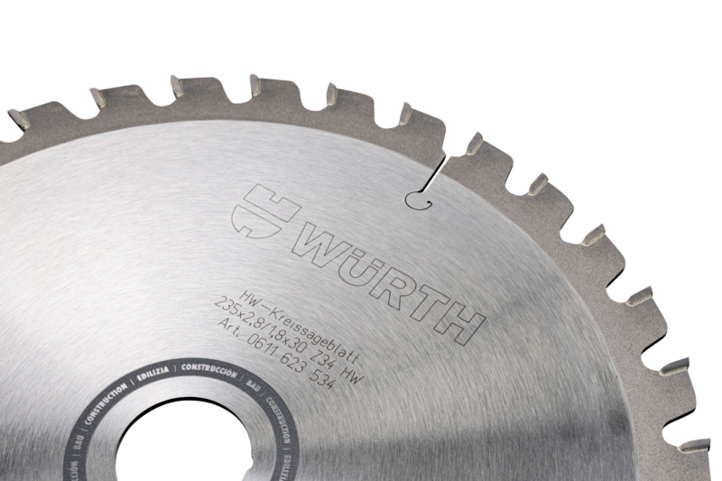 Kreissägeblatt Holz 235/34/30 für Handkreissäge HKS 85-E POWER