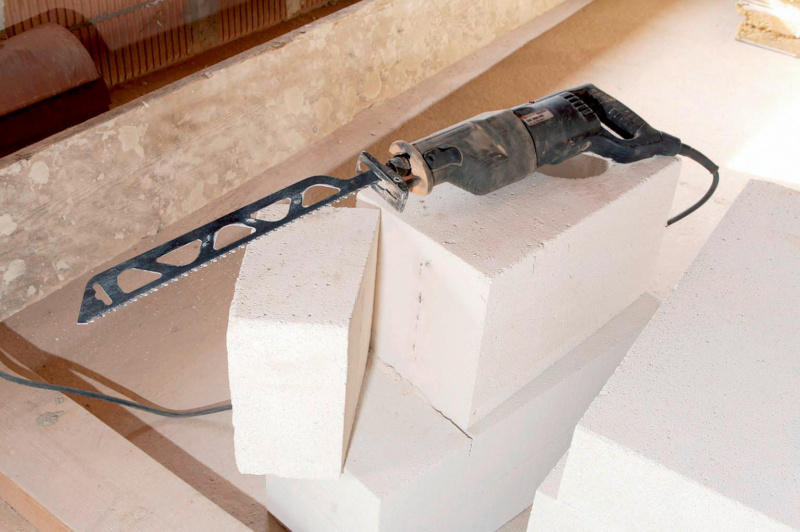 Säbelsägeblatt Bau drei Sterne 450 x 12 für Backstein/Gasbeton