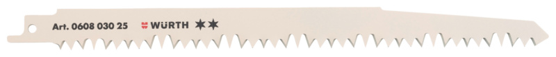 Säbelsägeblatt Holz zwei Sterne 240x5,5-6,0 für Grünholz