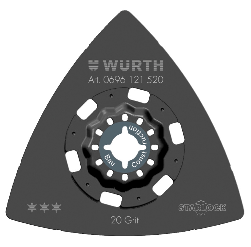 Starlock Hartmetallraspel Dreiecksform HMRASP-STARLOCK-3KT-KORN20